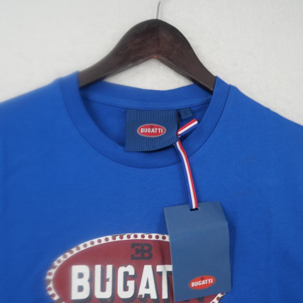 NEW Bugatti Heritage Macaron Vintage Sign Short Sleeve T-Shirt Size Small - Picture 4 of 10
